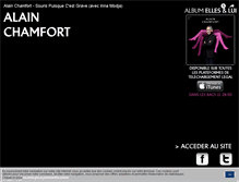 Tablet Screenshot of alainchamfort.artiste.universalmusic.fr